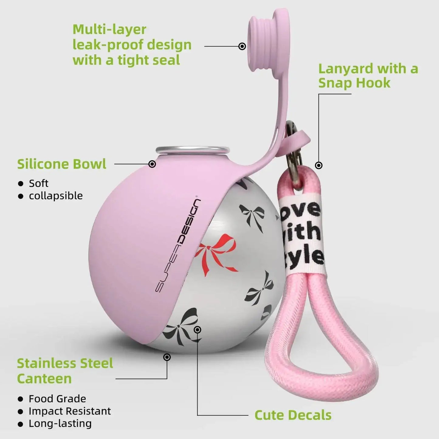 Portable Dog Hydration Bottle